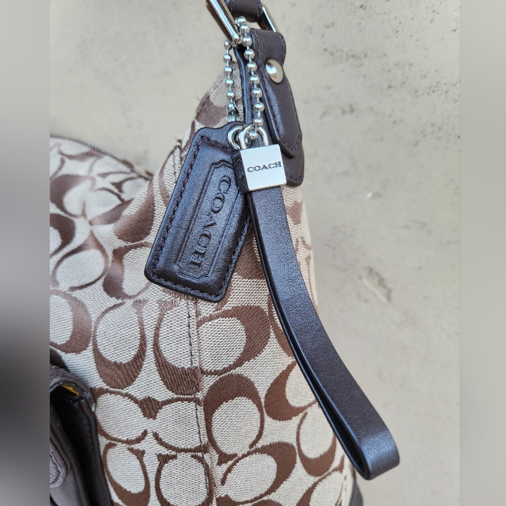 Coach Charlie Signature Python Hobo - Picture 8 of 10